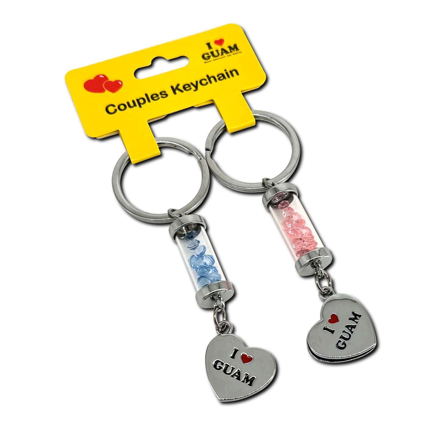 His and Hers ILG Tube Couple Keychain