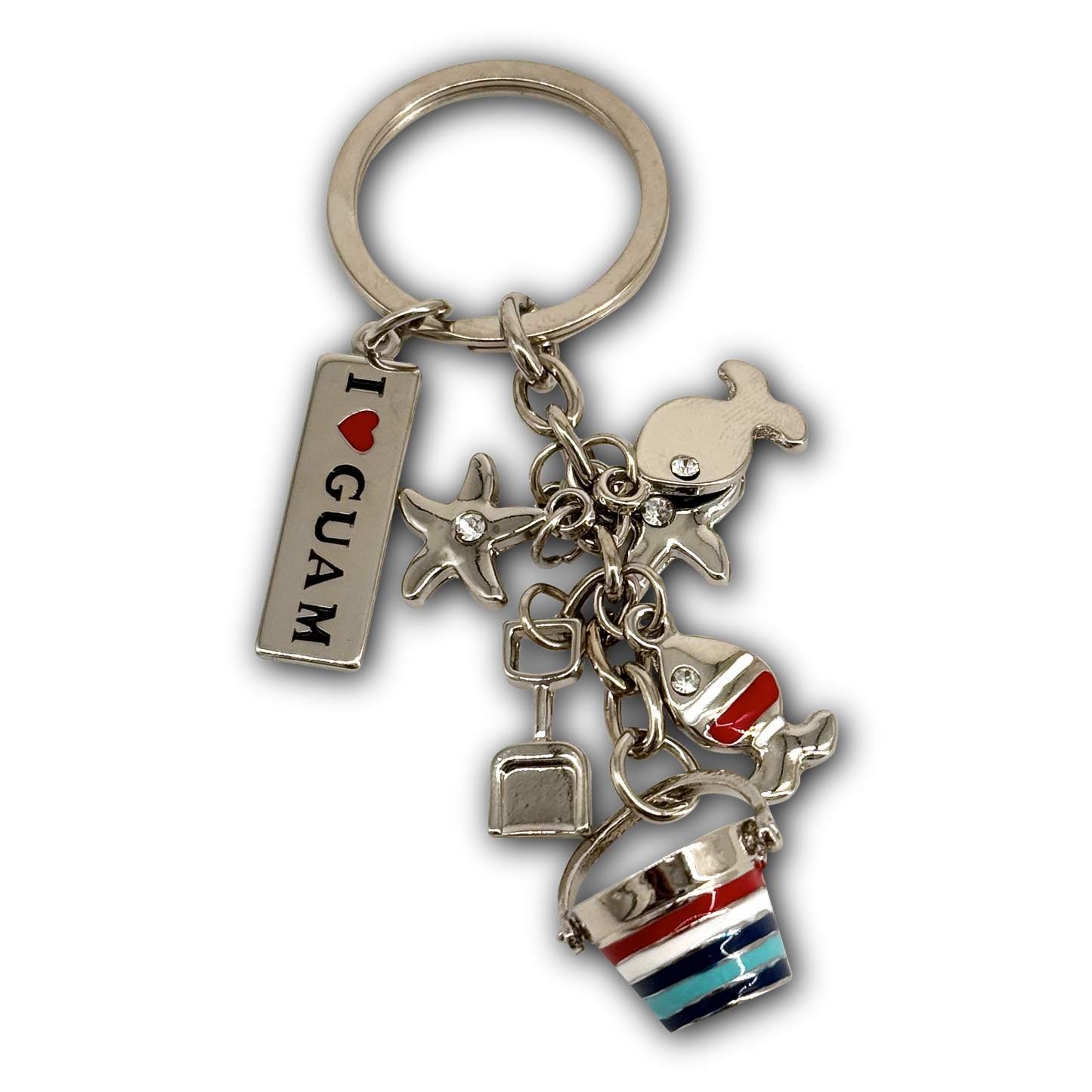 Metal Pail Keychain