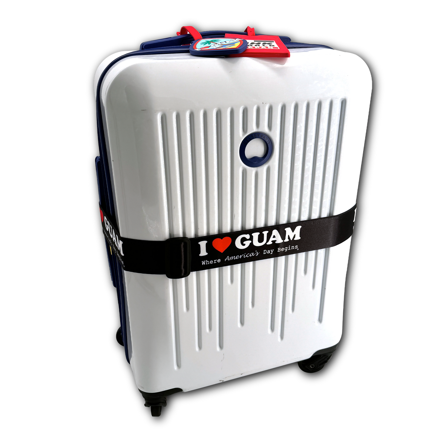I Love Guam Luggage Belt