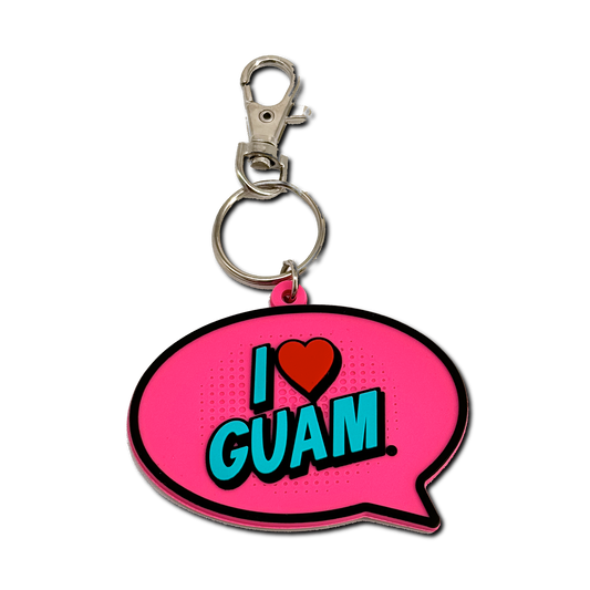 Comic Bubble PVC Keychain