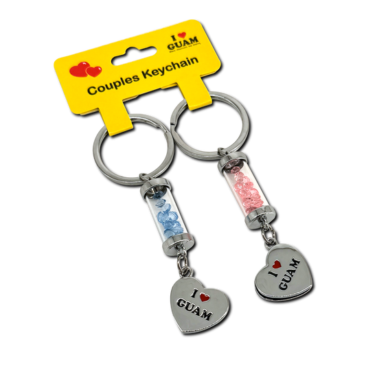 His and Hers ILG Tube Couple Keychain