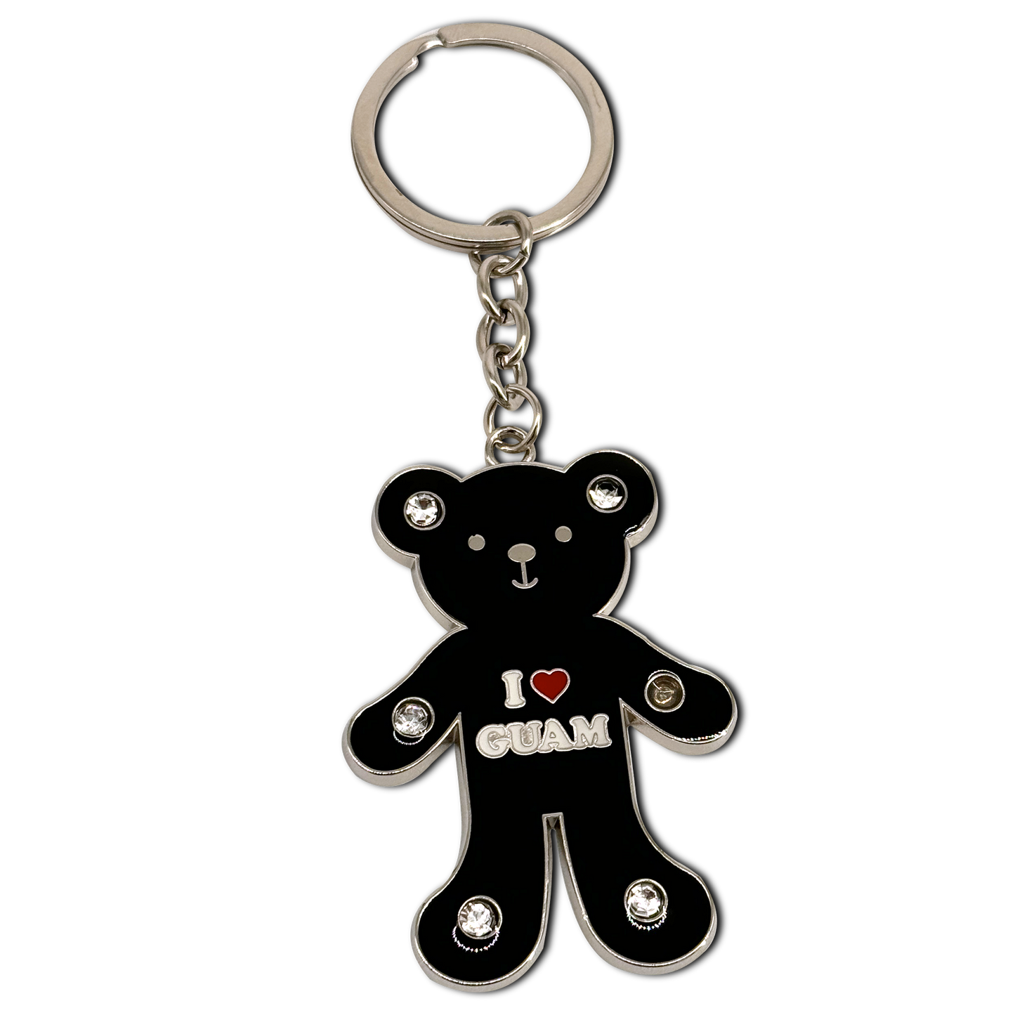 Metal Bear Keychain