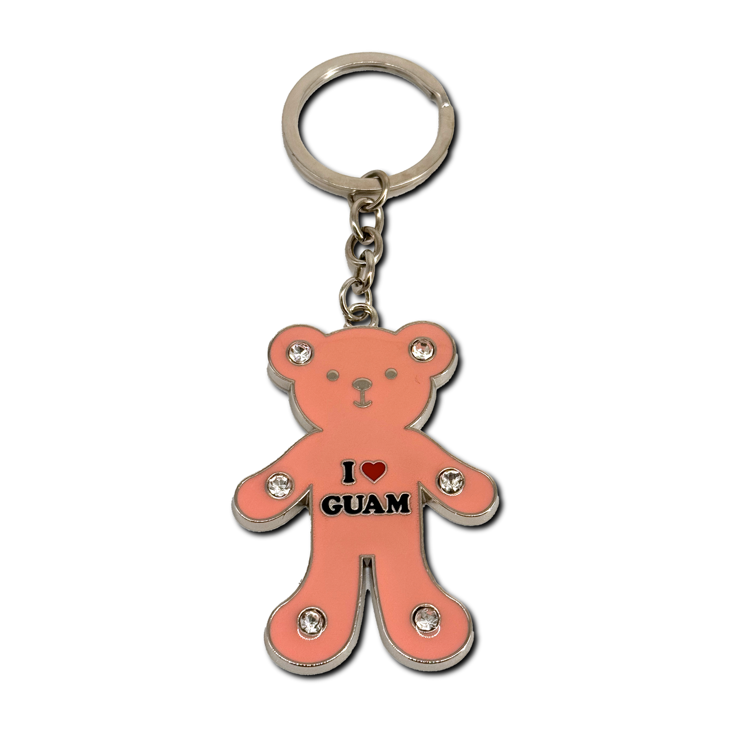 Metal Bear Keychain