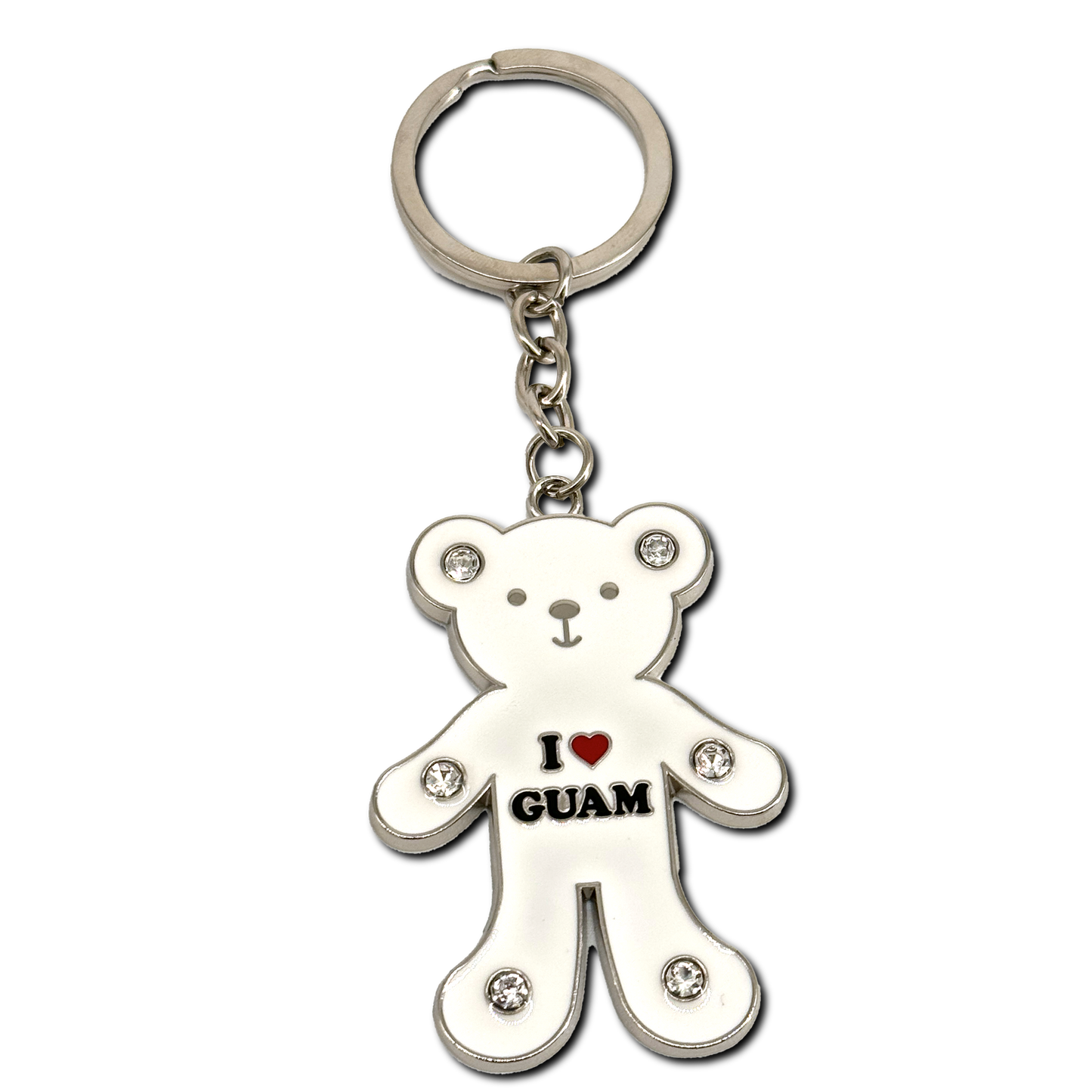 Metal Bear Keychain