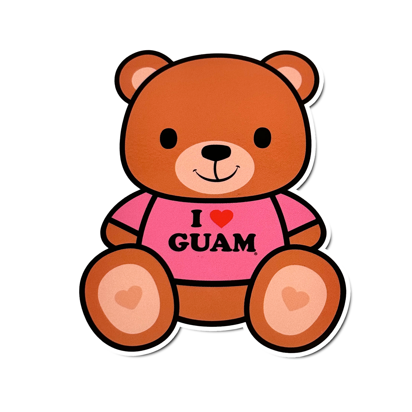 I Love Guam Neni Bear Stickers