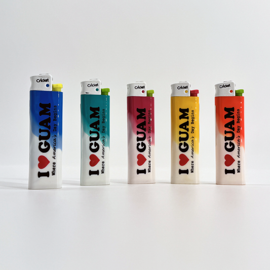 I Love Guam Cricket Lighters