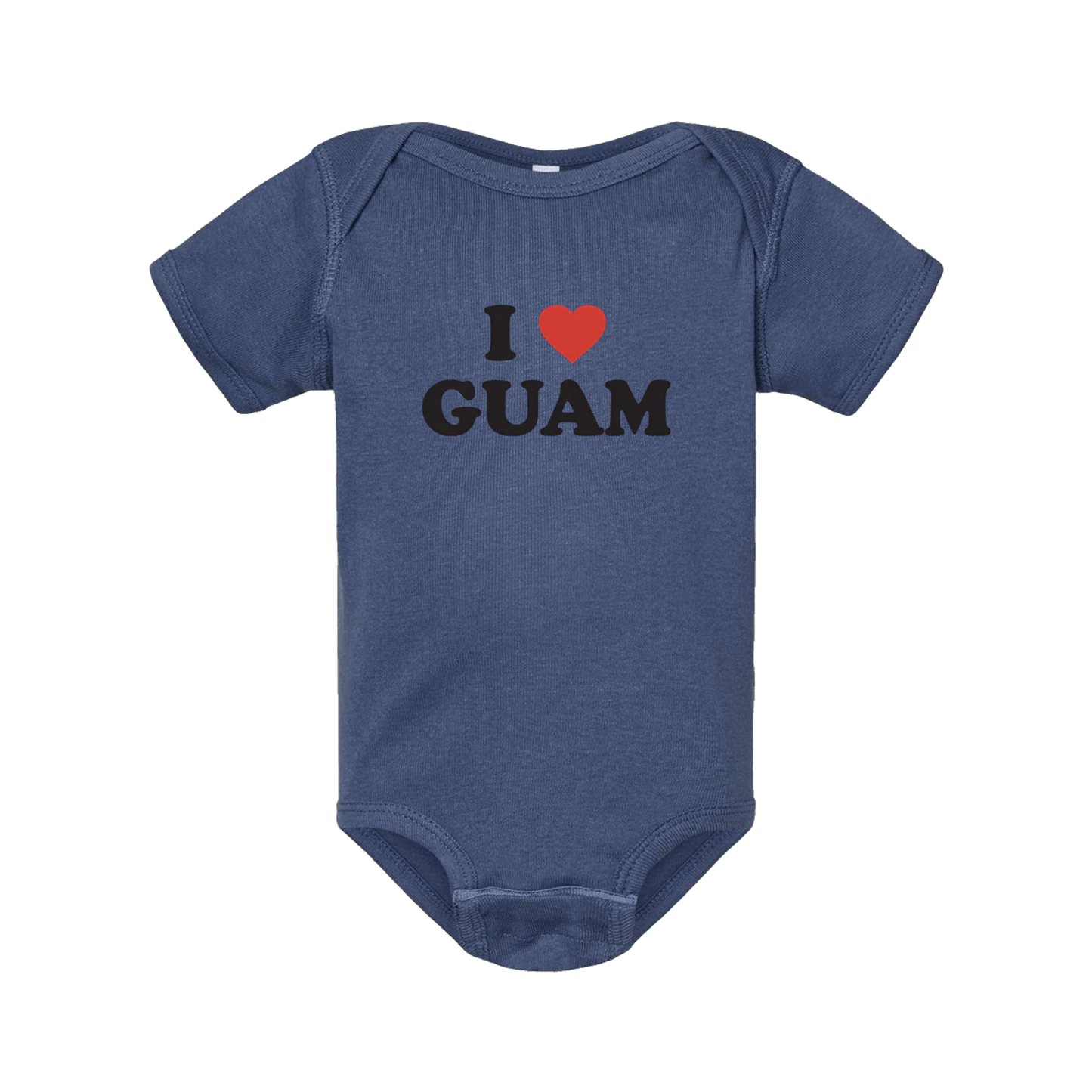 Neni Romper Classic I Love Guam Logo