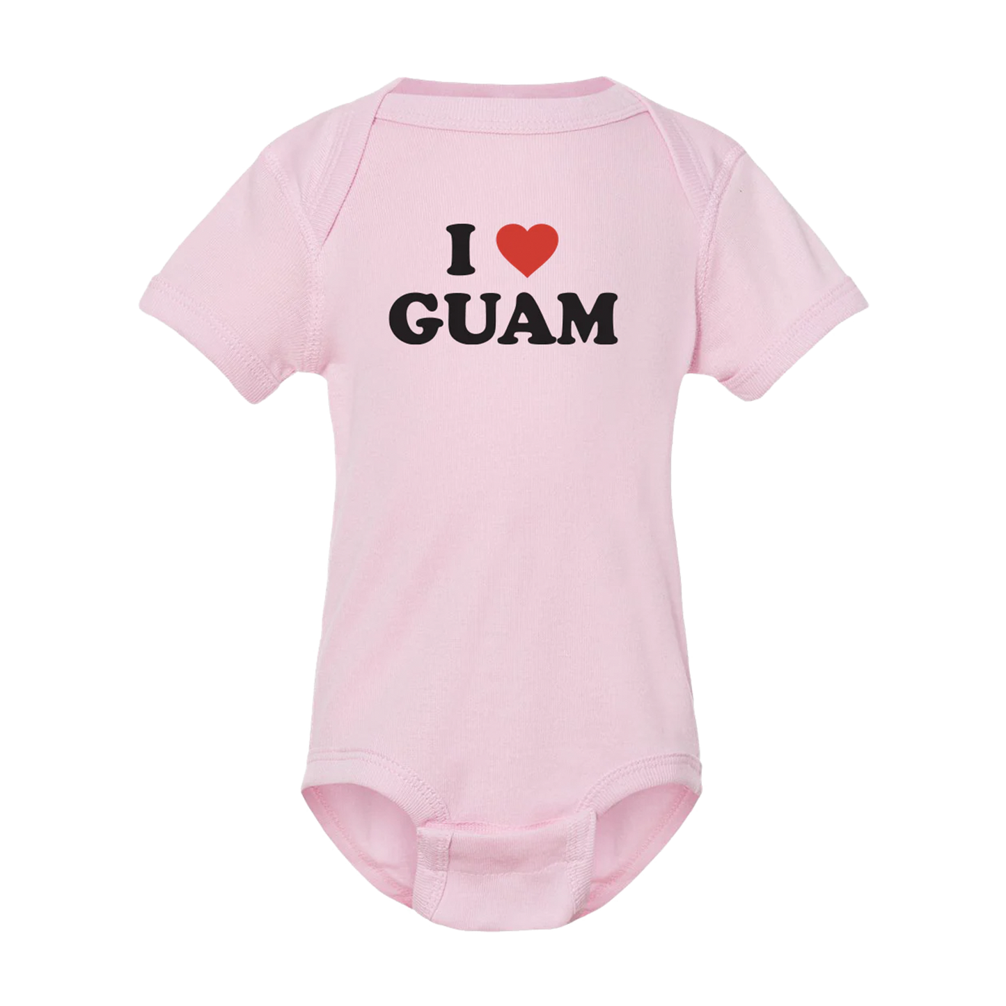 Neni Romper Classic I Love Guam Logo